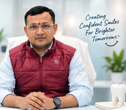 Dr. Nilay Saha — creating confident smiles for brighter tomorrows