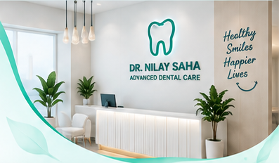 Dr. Nilay Saha dental clinic reception